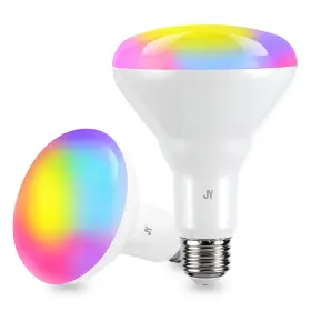 196868000730 SANSI Smart Dimmable Light Bulb Changing