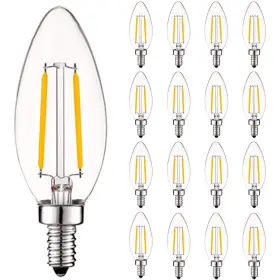 686162846054 SANSI Luxrite Candelabra Led Bulbs Dimmable