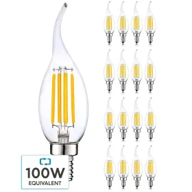 697333250938 SANSI Luxrite Candle Led Bulb Natural