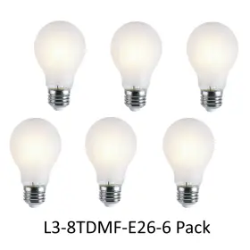 Artiva SANSI Led Frosted Dimmable Filament Light