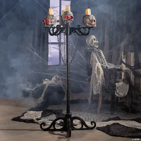 842445144327 SANSI Skull Candelabra