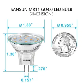 761710674461 SANSUN Led Landscape Light Bulbs Voltage Halogen #2