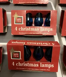 021995443047 CHRISTMAS Pack Lamps Bulbs Candelabra #3