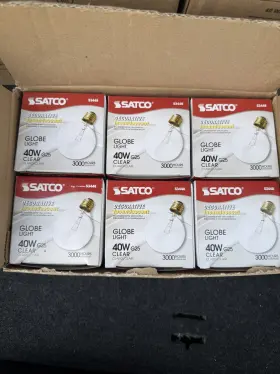 40WG25 SATCO Bulb Set Box