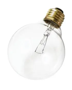 Satco Products A3644 220v Medium Base 40-watt G25 Light Bulb Clear