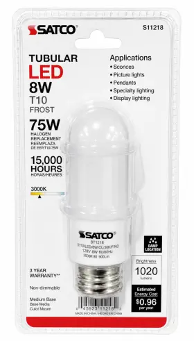 S11218 SATCO Led Tubular Bulb Halogen
