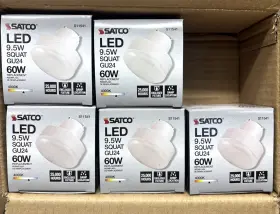 S11541 SATCO Squat Led Bulb Spiral Whi