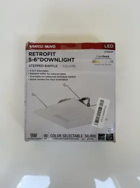 S11821R1 SATCO Led Square Downlight Retrofit