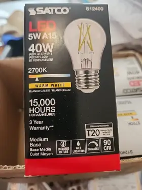 S12400 SATCO Led Filament Pack