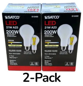 S12450 SATCO Led Light Bulb Nos
