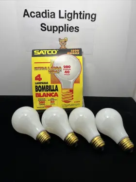 S1810 SATCO Pack Sayco Frost Base Light Bulbs
