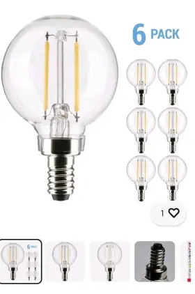 S21200 SATCO Pack Led Filament Candelabra