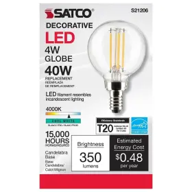 S21206 SATCO Led Candelabra Bulb Volts Pack