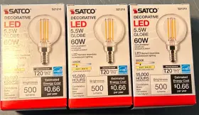 S21210 SATCO Led Bulb Candelabra Base