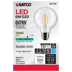 S21236 SATCO Led Candelabra Bulb Volts Pack