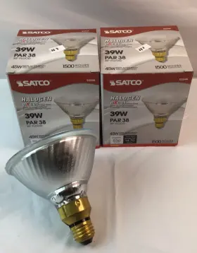 S2246 SATCO Flood Light Par Bulbs Energy Yields Med