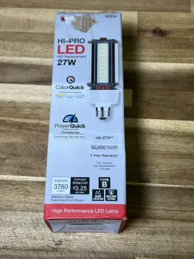 S23148 SATCO Pro Wattage Temperature Selectable Led Corncob