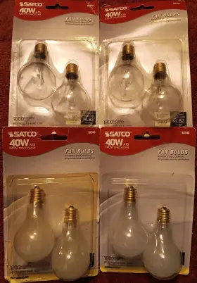 S2745 SATCO Fan Bulbs Intermediate Base Ugly