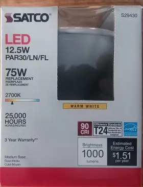S29430 SATCO Led Deg Beam Angle Volt