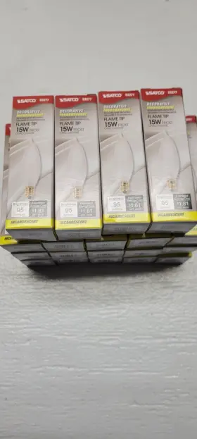 S3273 SATCO Turn Tip Candelabra Base Light Bulb #3