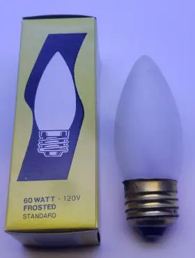 S3296 SATCO Pack Frosted Torpedo Bulb