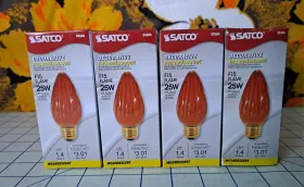 S3366 SATCO Amber Light Bulb Base
