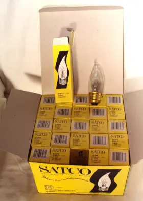 S3388 SATCO Light Bulbs Torpedo Candelabra Standard Base