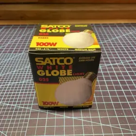 S3443 SATCO Opaque Globe Light Bulb Base