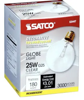 S3447 SATCO Incandescent Globe Light