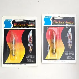 S3761 SATCO Deadstock Flicker Flame Light Bulb Candelabra