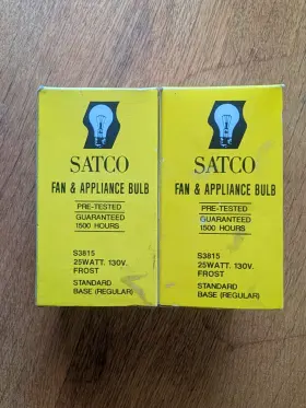 S3815 SATCO Base Frosted Bulb