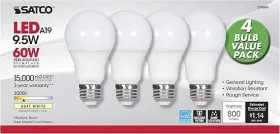 S39596 SATCO Light Bulb Finish Base