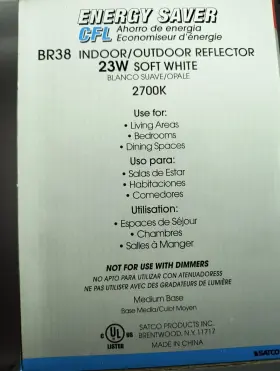 S7274 SATCO Cfl Reflector Floodlight Bulb #3