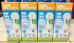 S7361 SATCO Mini Spiral Candelabra Base Cfl
