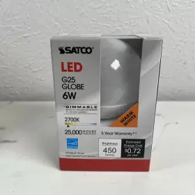 S9200 SATCO Led Globe Bulb Base Frosted #2