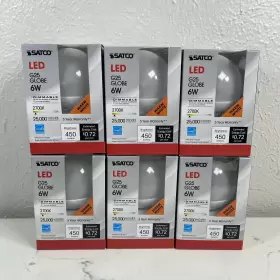 S9200 SATCO Led Globe Bulb Base Frosted