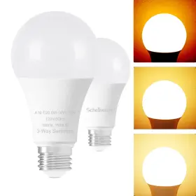 3-WAY SCHEINENDA Light Bulbs Reading
