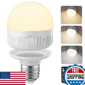 B0CPHTRBS3 SCOPOW Rechargeable Led Light Bulb Remote Timer