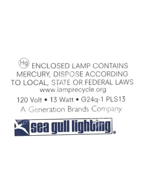 97449S SEA GULL LIGHTING Lamp #2