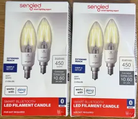 B1F-N5G SENGLED Smart Light Bulbs Auto Pairing Alexa Devices