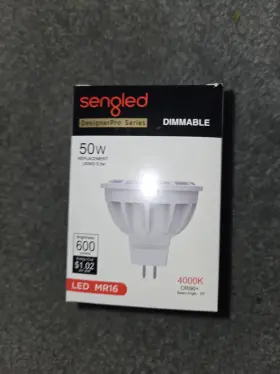 DPO19MR16GU5.3D940G135CB1W SENGLED Dimmable Led Bulb Lamp