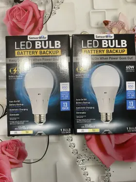 SBTBB-PD60 SENSOR BRITE Led Light Bulb Backup Battery