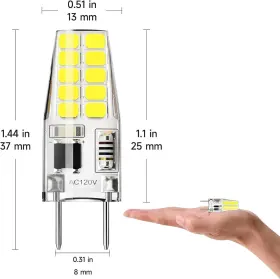 T4G8-3W-60K-PC-C-D-12PC SHINESTAR Led Bulb Dimmable Cabi #2