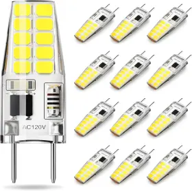 T4G8-3W-60K-PC-C-D-12PC SHINESTAR Led Bulb Dimmable Cabi