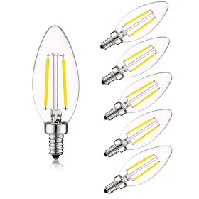 769326355590 SHUWDKAR Candelabra Led Light Bulb Voltage