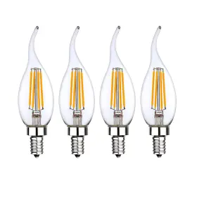 783682203968 SHUWDKAR Voltage Candelabra Base Led Light Bulb