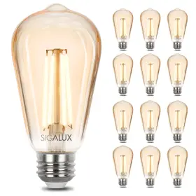 840696185779 SIGALUX Edison Led Bulb Dimmable Light Filament