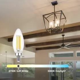 840696185977 SIGALUX Led Bulb Candelabra Base Dimmable Light #2