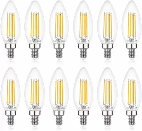 840696185977 SIGALUX Led Bulb Candelabra Base Dimmable Light