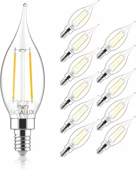 840696186073 SIGALUX Led Bulb Candelabra Base Chandelier